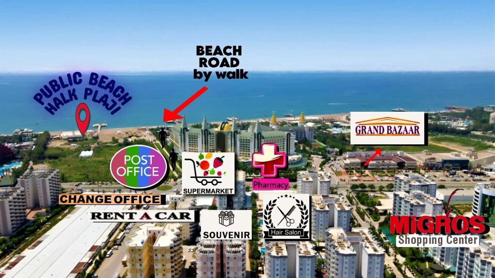 Chic Flat 10 Min To Lara Beach In Antalya Apartment